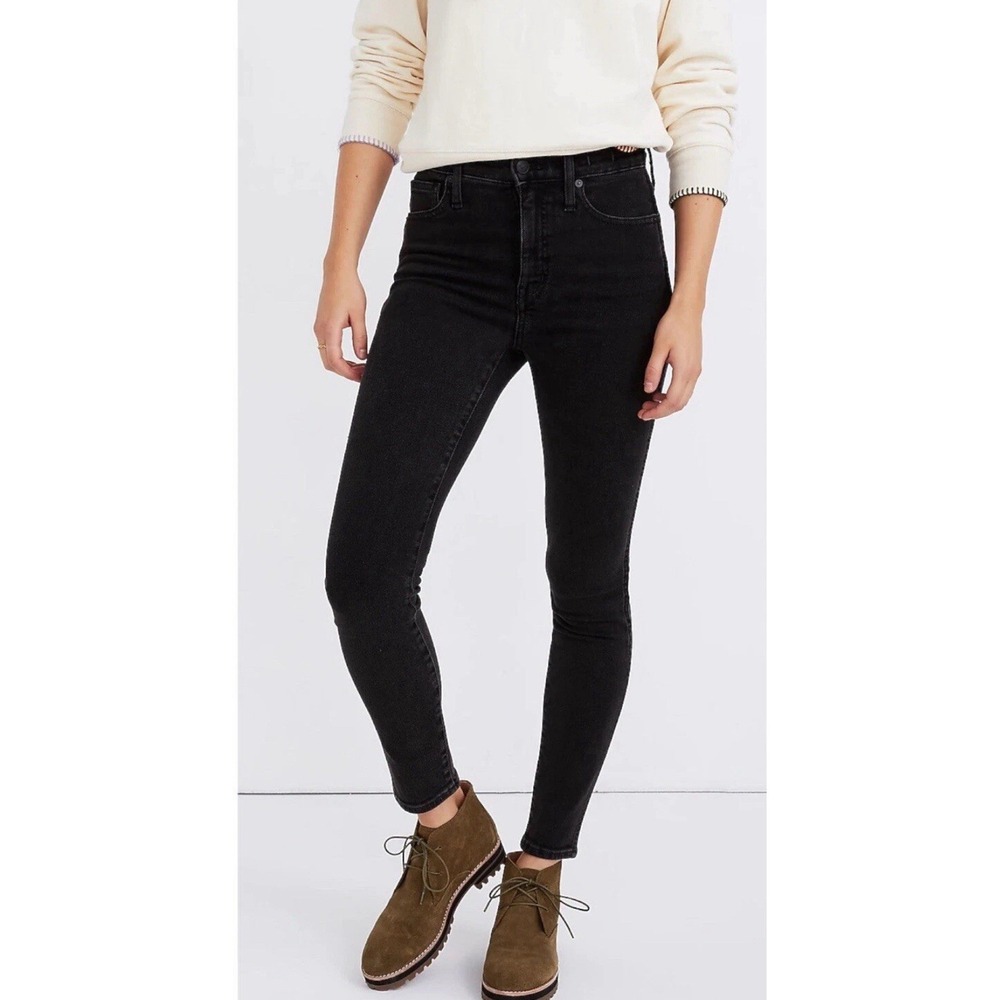 Madewell 10" High Rise Skinny Jeans Womens 29 Starkey Wash MA977 Grunge Casual‎